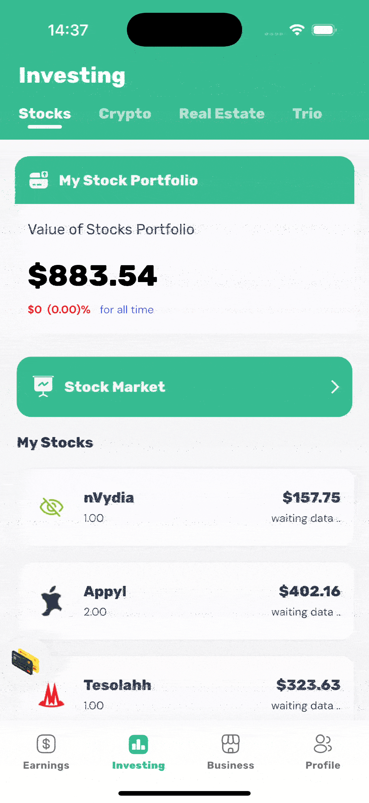 Invest & Expand Feature